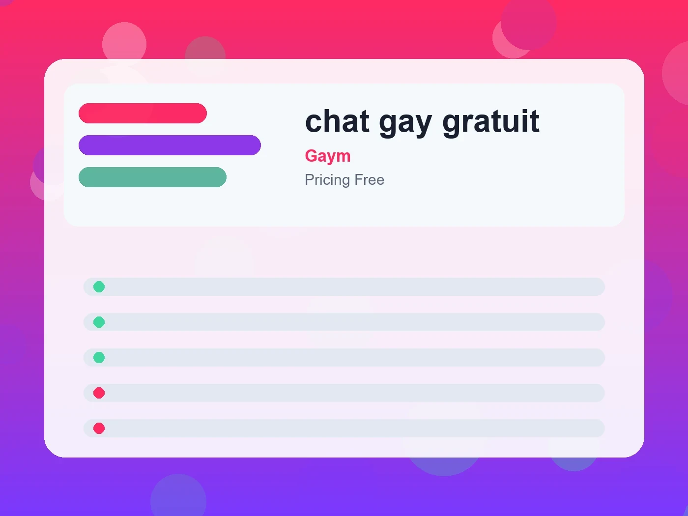 Gaym chat gay gratuit guide visual