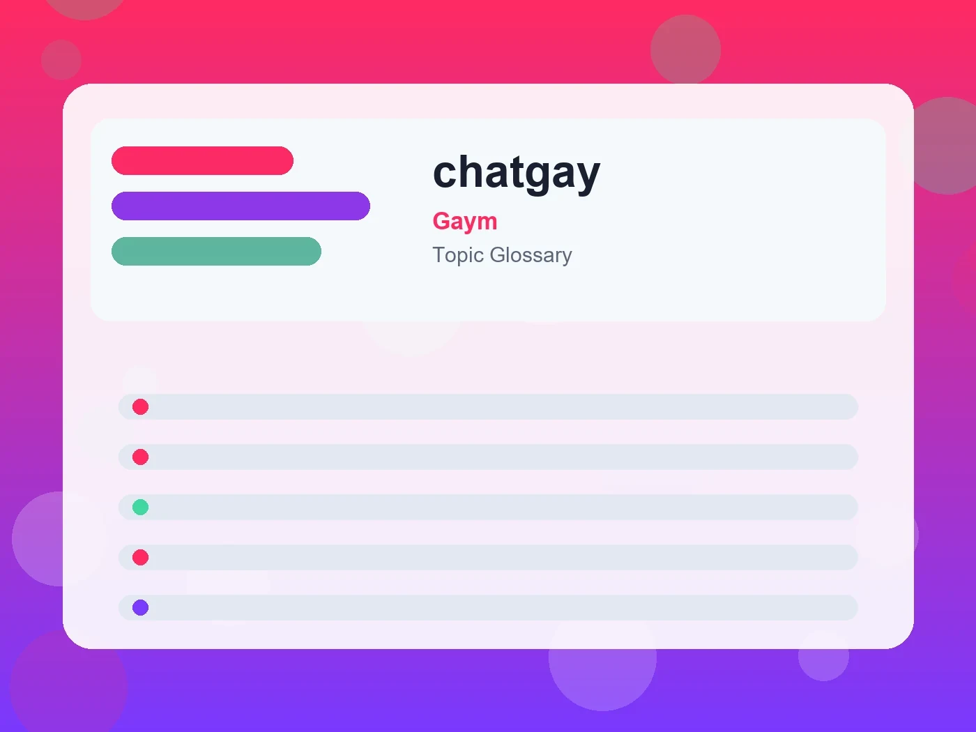 Gaym chatgay guide visual