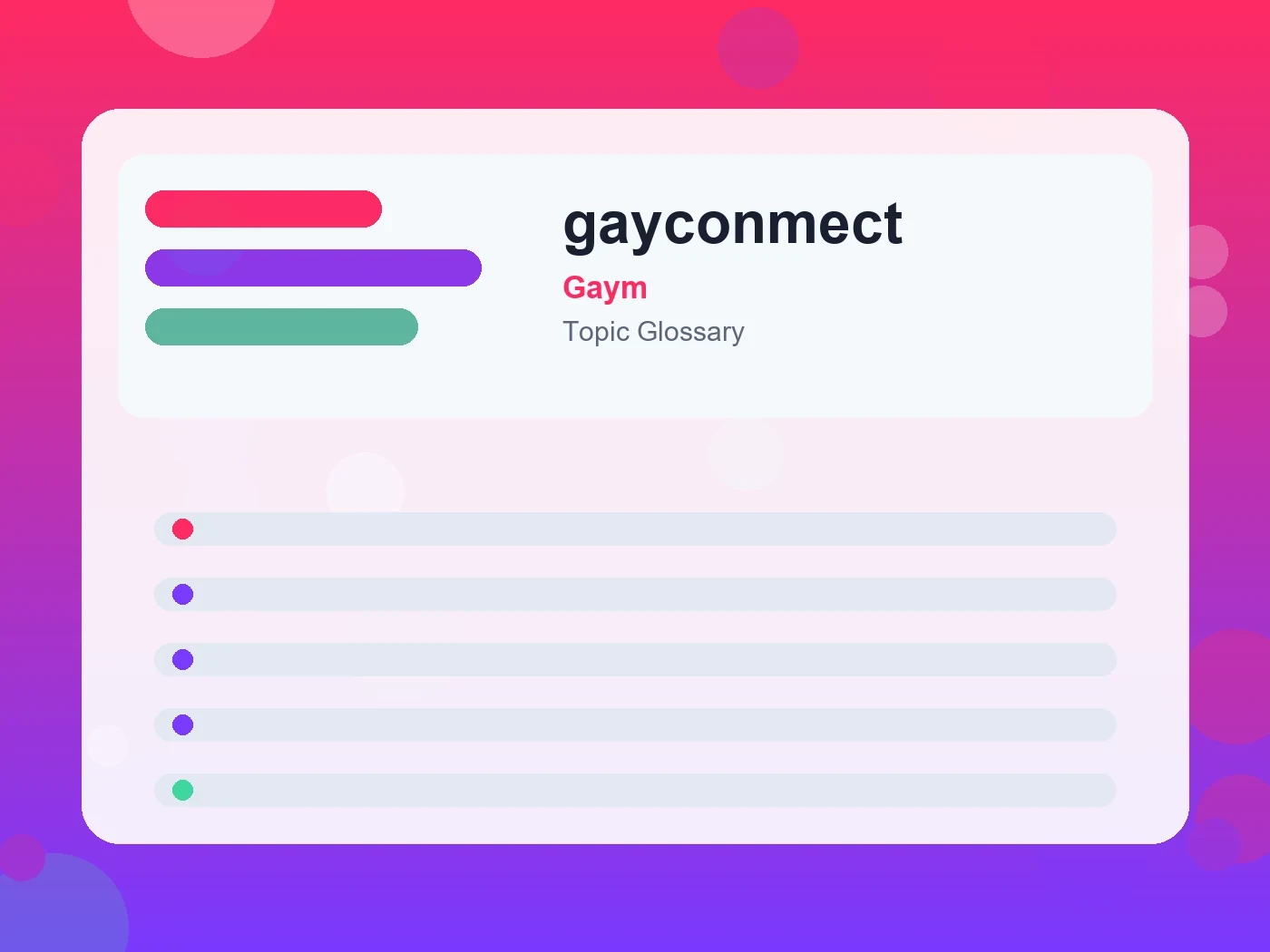 Gaym gayconmect guide visual