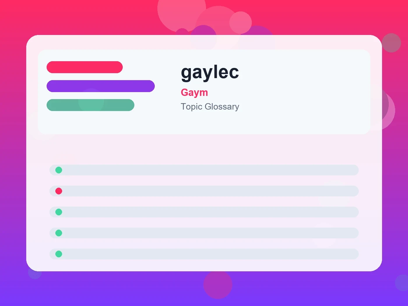 Gaym gaylec guide visual