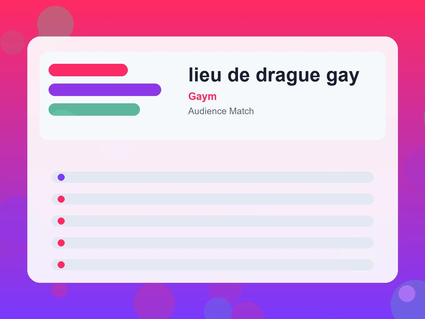Gaym lieu de drague gay guide visual