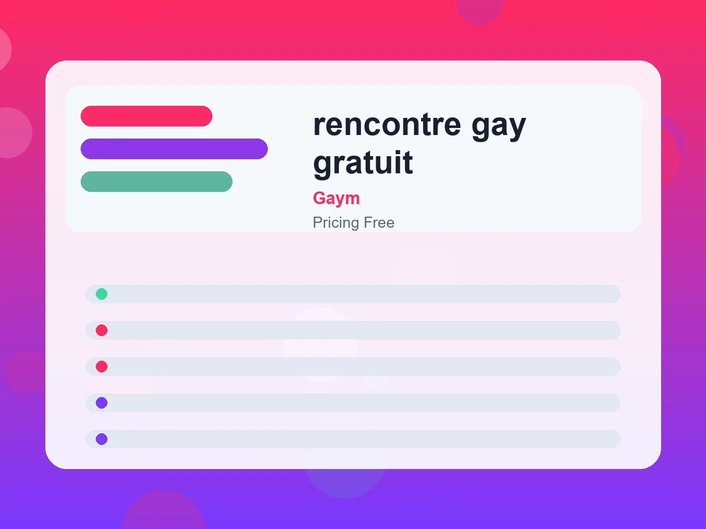 Gaym rencontre gay gratuit guide visual