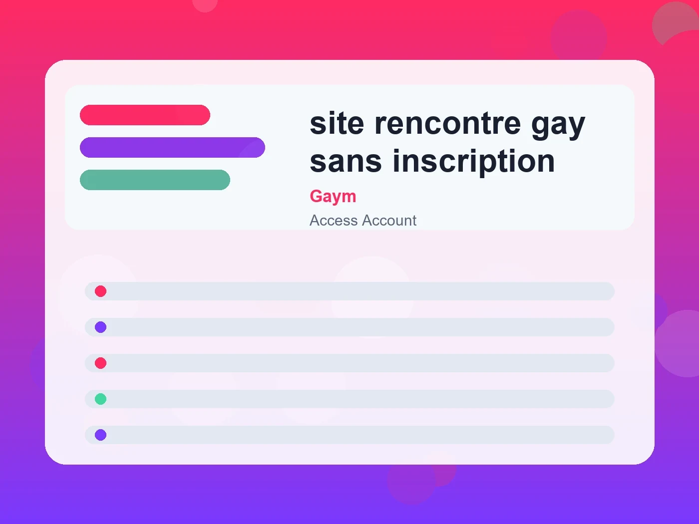 Gaym site rencontre gay sans inscription guide visual